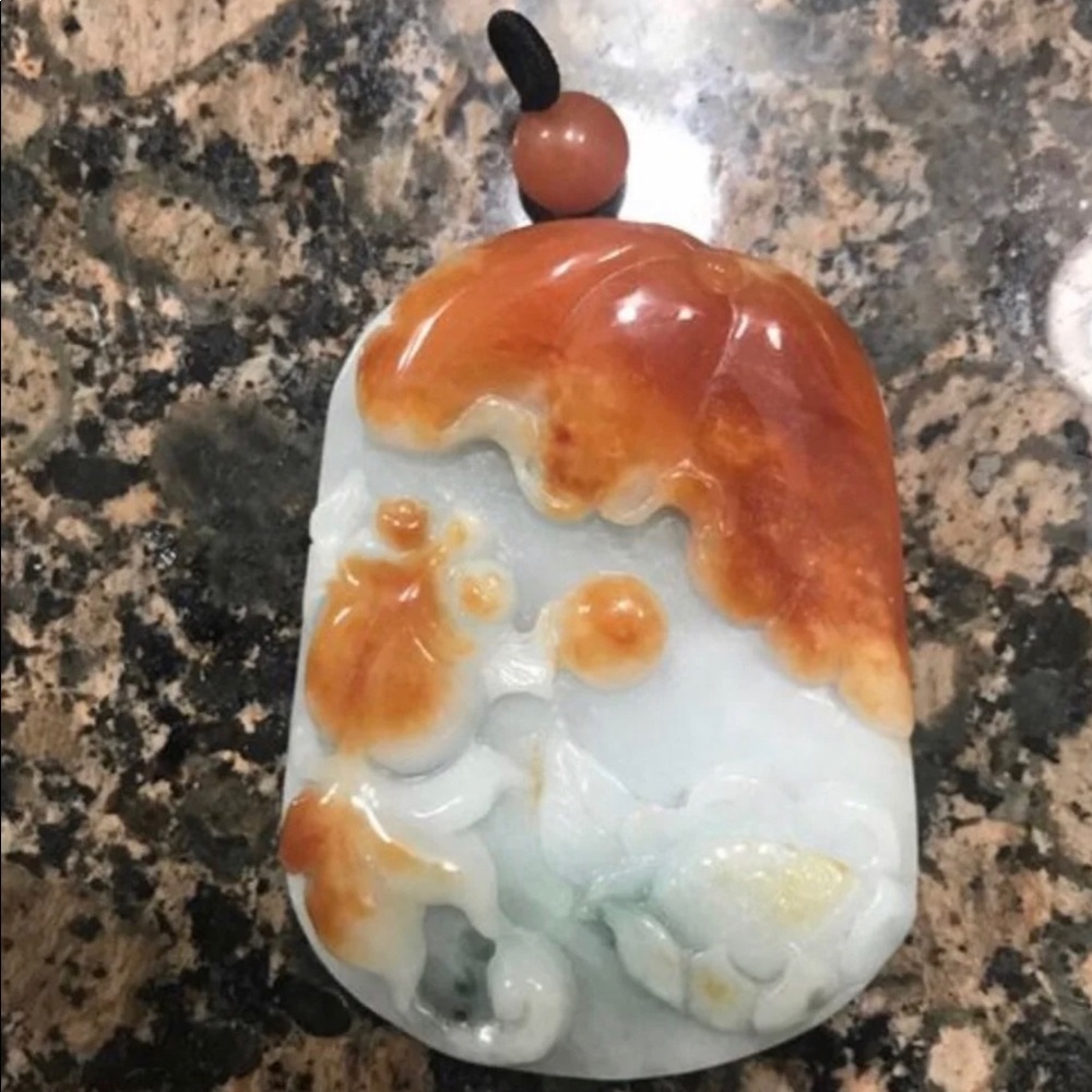 Genuine Burma Natural Jade Pendant